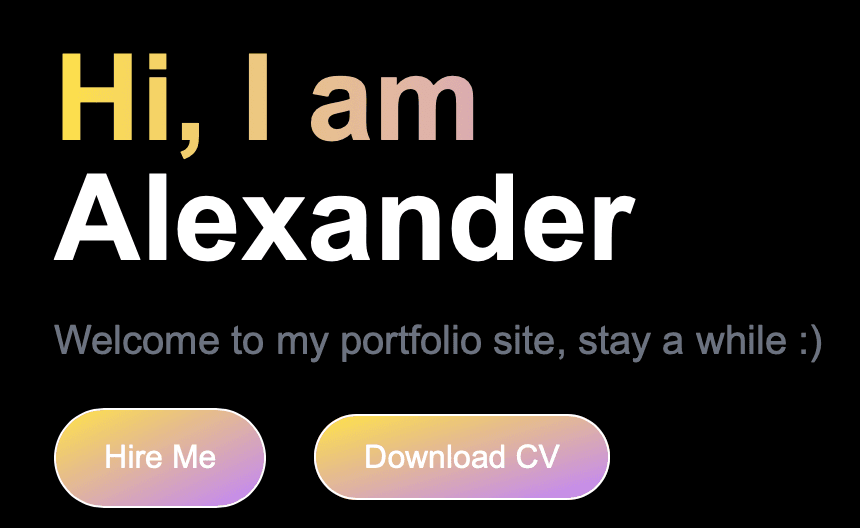 Portfolio Site